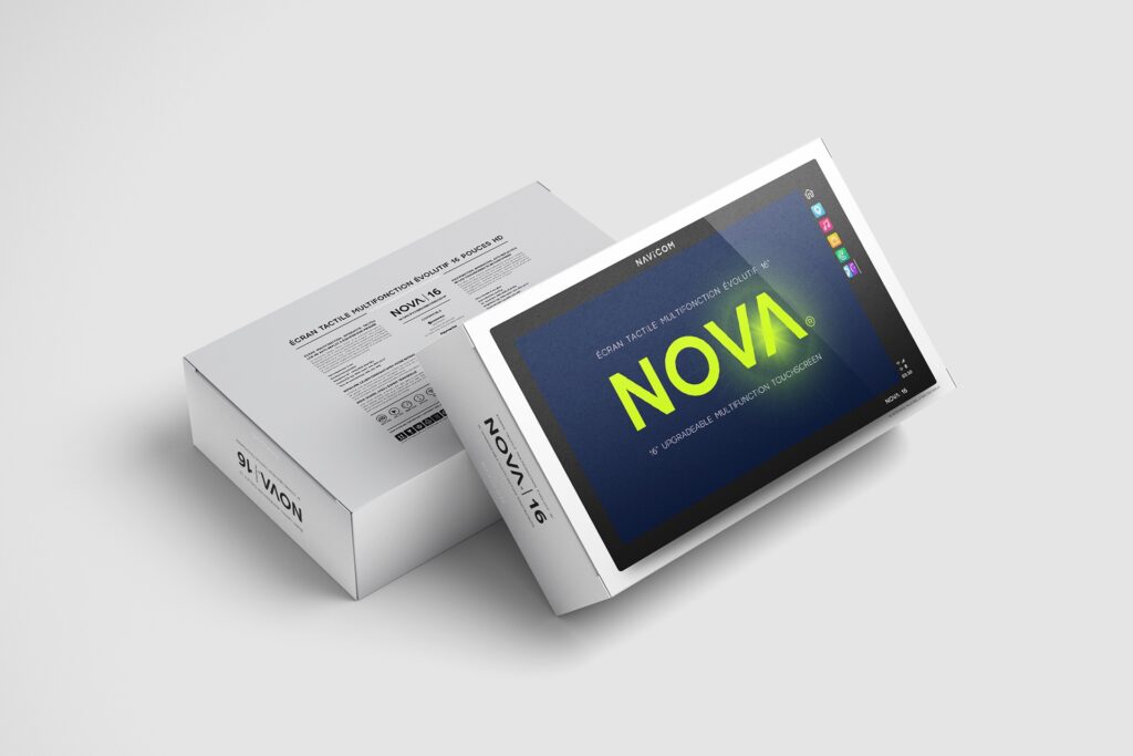 Ecran multifonction Nova de Navicom par Goodman & Goodman agency