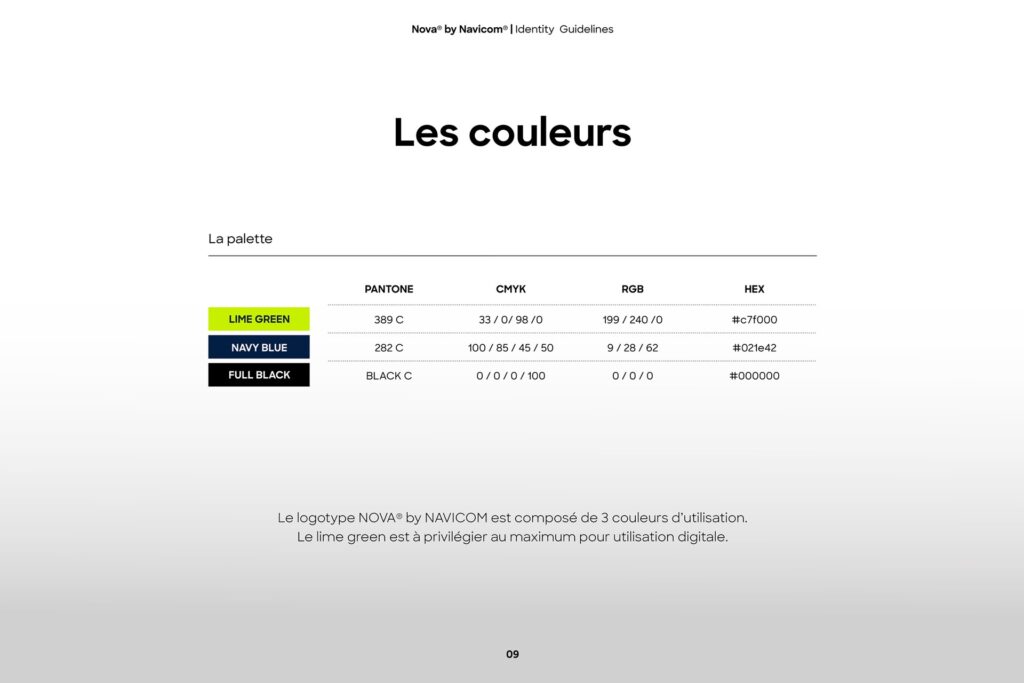 Branding Nova pour Navicom par Goodman & Goodman Agency